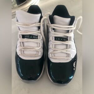 Men's Black and White Jordan Sneakers